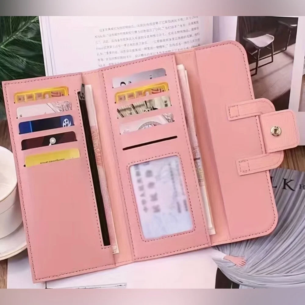 Brand New Elegant Red Trifold Wallet - Picture 3 of 5